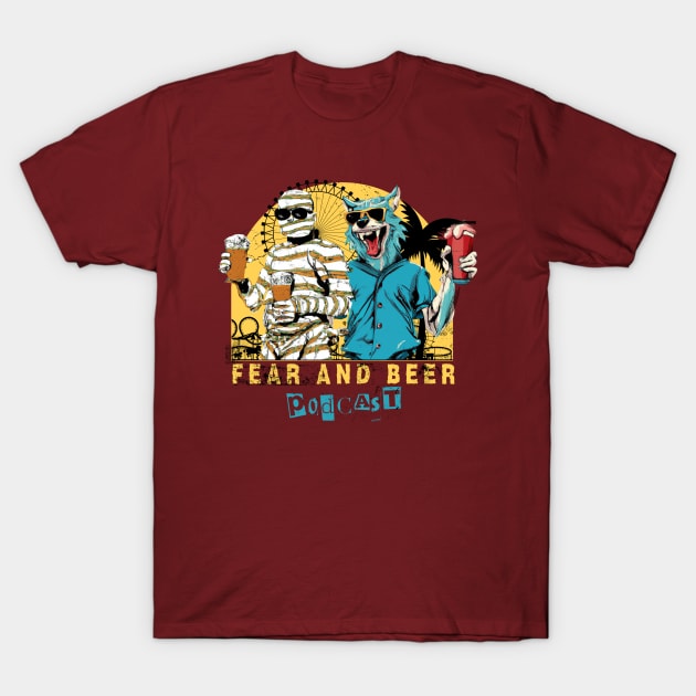 Fear and Monsters T-Shirt by Fear and Beer